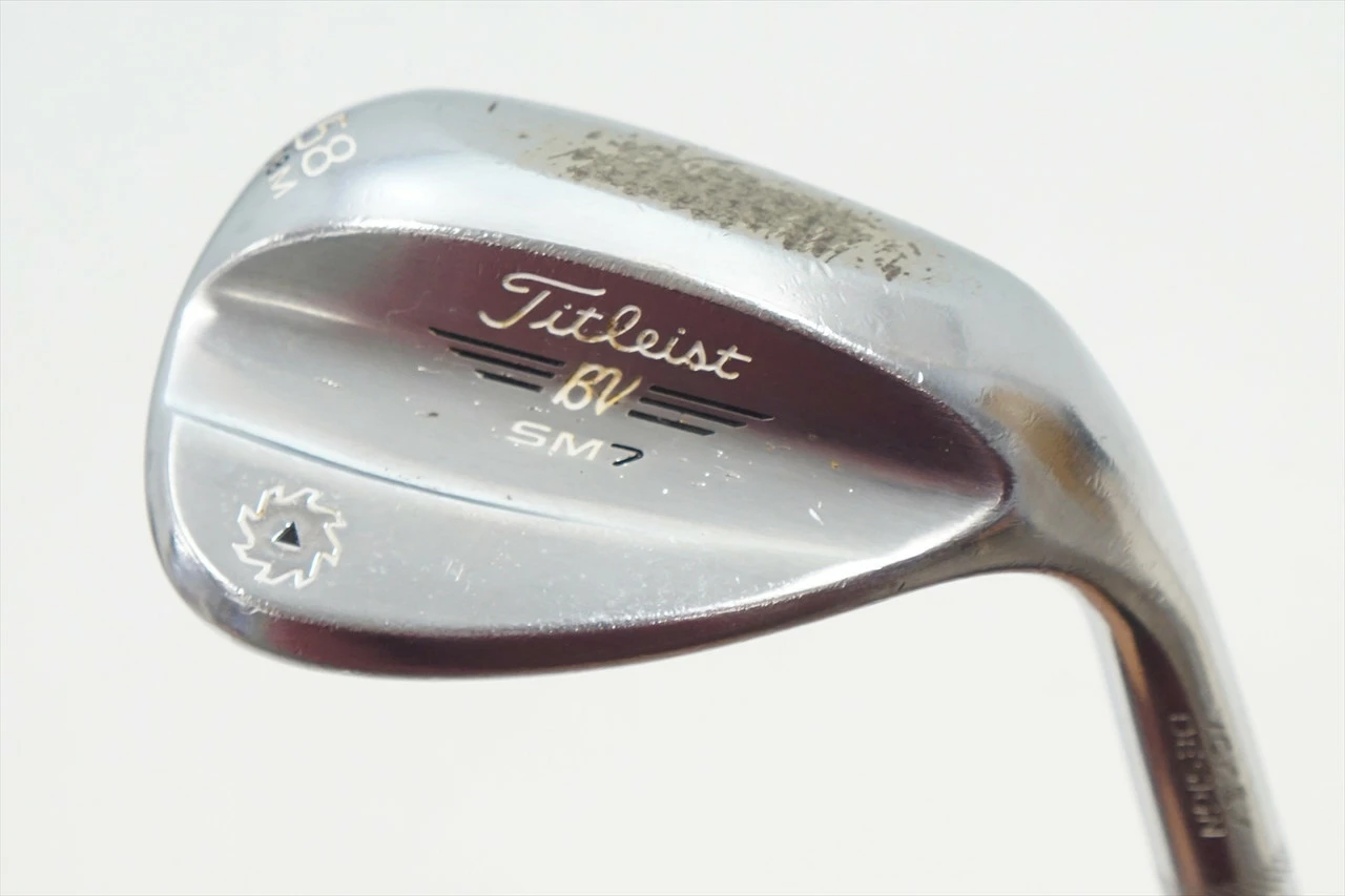 Titleist Vokey Sm7 Tour Chrome Wedge 58°-8 M-Grind Wedge Stock Stl 0986062 Good 3 Titleist Vokey Sm7 Tour Chrome Wedge 58°-8 M-Grind Wedge Stock Stl 0986062 Good