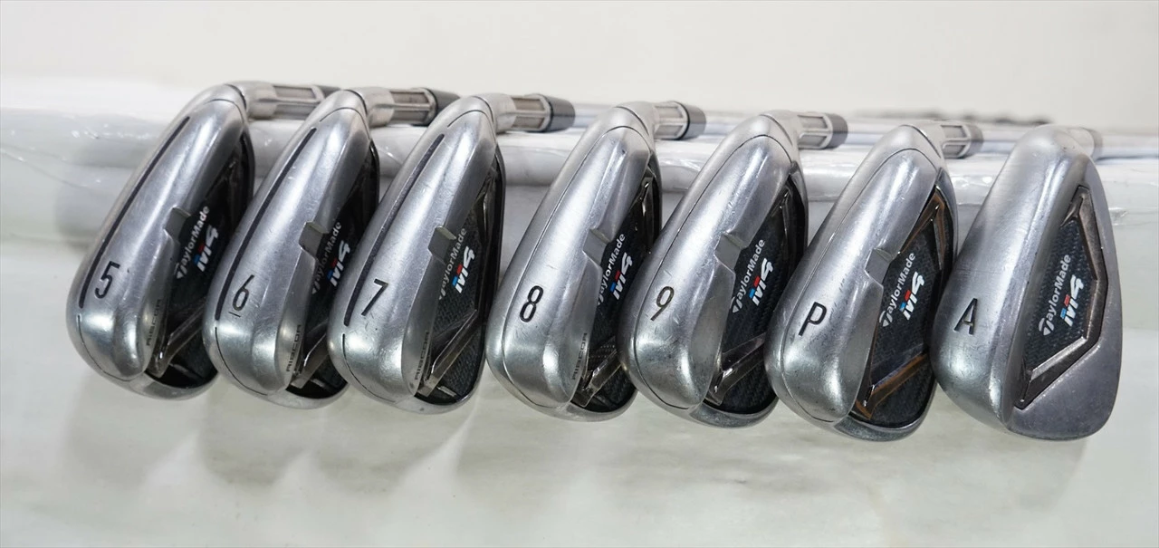 Taylormade M4 Iron Set 5-Pw, Aw Regular Flex Kbs Max 85 Steel 1014901 Good 3 Taylormade M4 Iron Set 5-Pw, Aw Regular Flex Kbs Max 85 Steel 1014901 Good