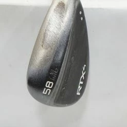 Cleveland Rtx-4 Black Satin Wedge 58°-9 Stiff Dynamic Gold Stl 1026950 Fair