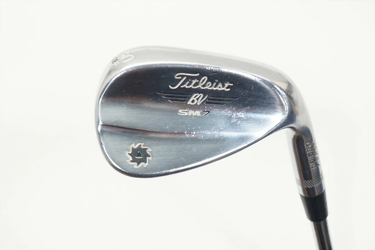 Titleist Vokey Sm7 Tour Chrome Wedge 50°-8 F-Grind Stock Stl 1028390 Good 4 Titleist Vokey Sm7 Tour Chrome Wedge 50°-8 F-Grind Stock Stl 1028390 Good - Image 2