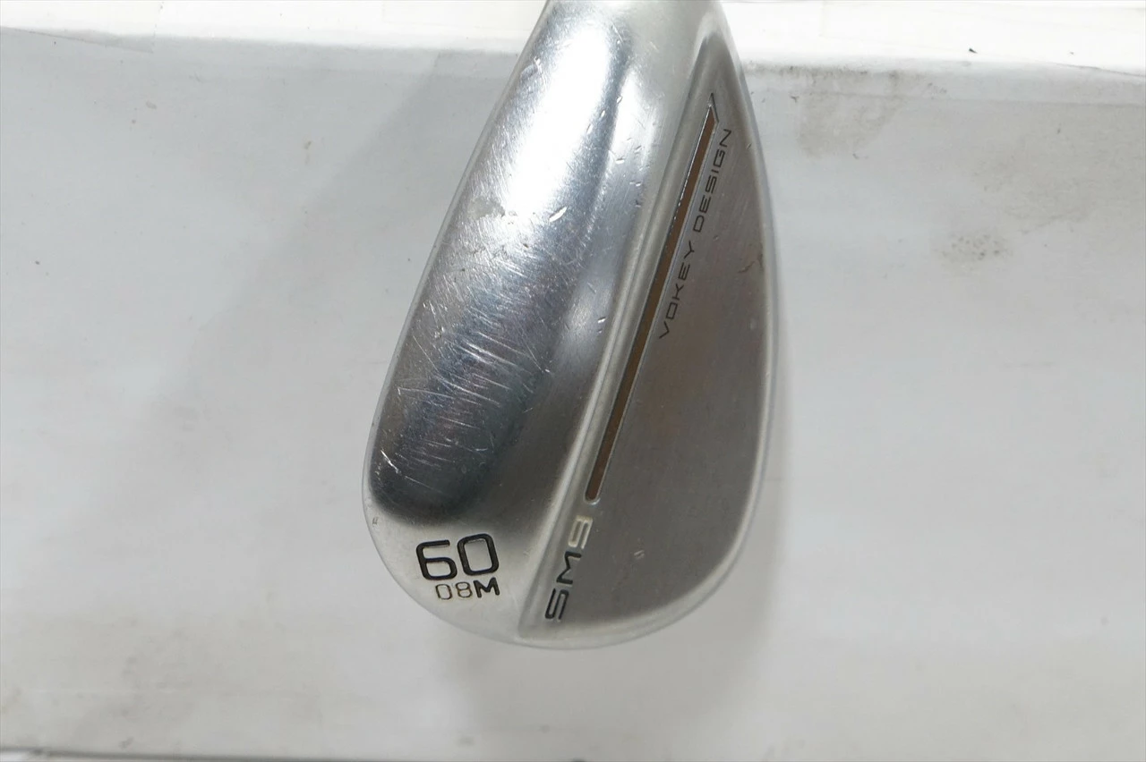Titleist Vokey Sm9 Tour Chrome Wedge 60°-8 M-Grind Wedge Stock Stl 1028490 Good 3 Titleist Vokey Sm9 Tour Chrome Wedge 60°-8 M-Grind Wedge Stock Stl 1028490 Good