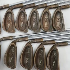 Ping Eye 2 Beryllium Copper Black Dot Iron Set 1-Pw, Sw Stiff Microtaper 1028754 -Adams Golf Shop 01028754 3 46268.1673297494