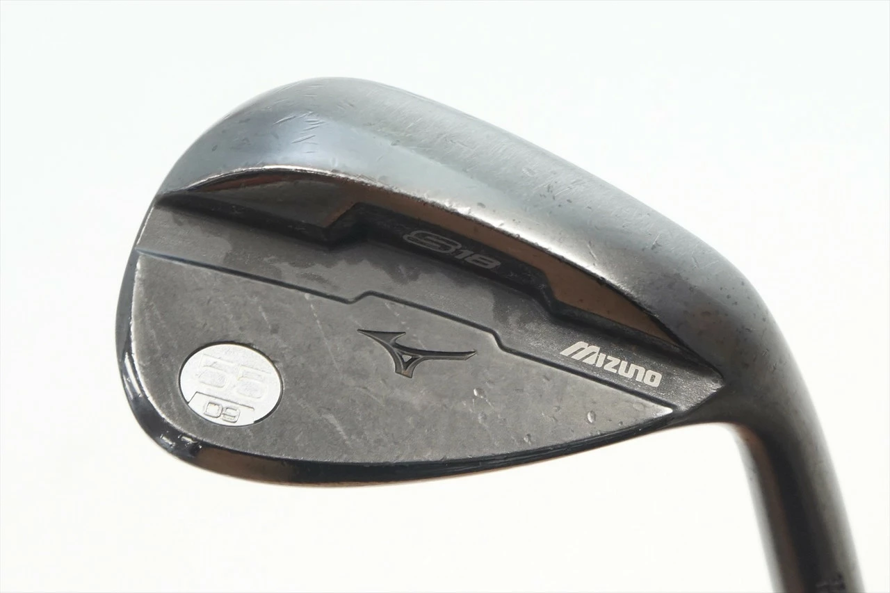 Mizuno S18 Gunmetal Black Wedge 55°-9 Stiff Stock Stl 1029975 Good 3 Mizuno S18 Gunmetal Black Wedge 55°-9 Stiff Stock Stl 1029975 Good