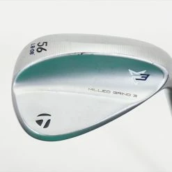 Taylormade Mg3 Satin Raw Chrome Wedge 56°-8 Stiff Dynamic Gold Stl 1033808 Good -Adams Golf Shop 01033808 2 93468.1670529747