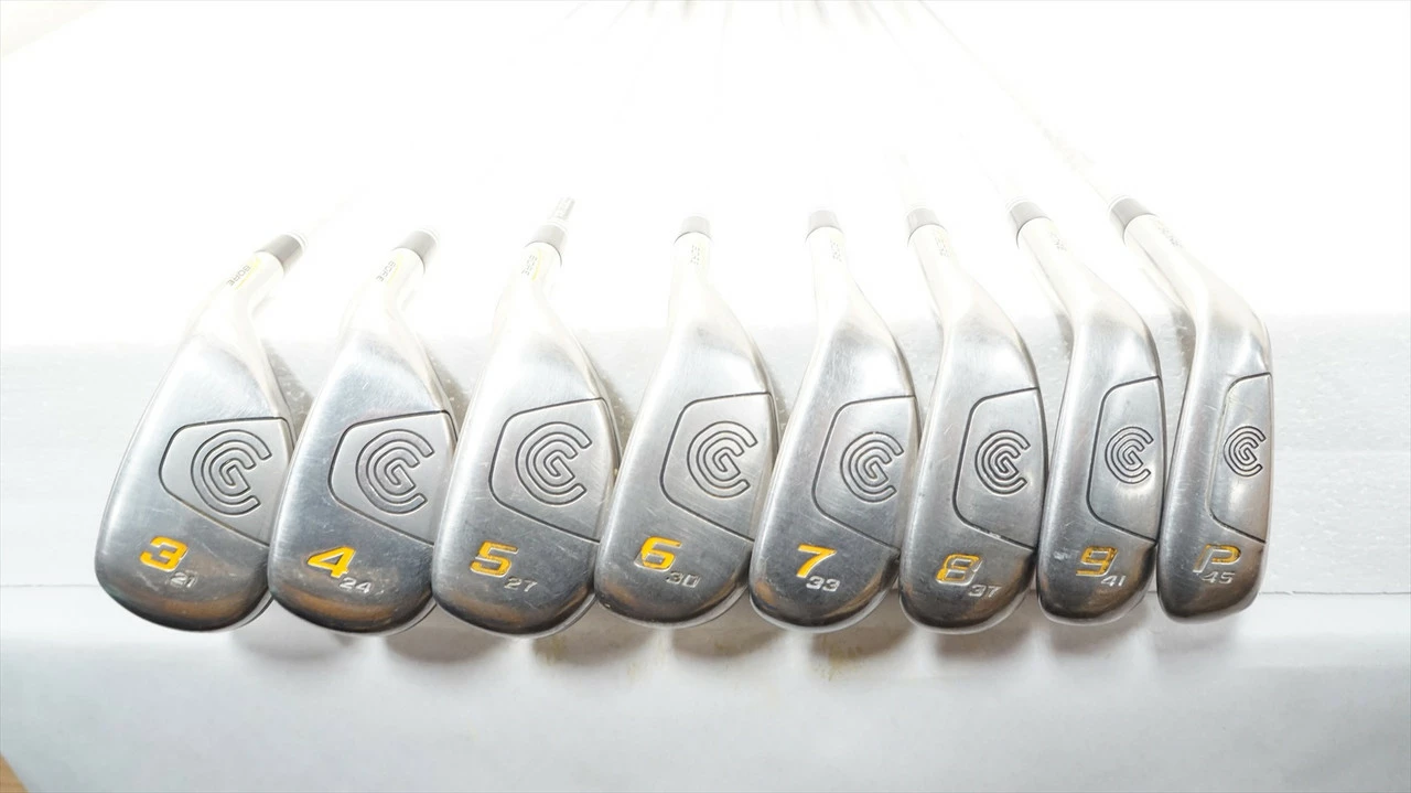 Cleveland Hi-Bore Iron Set 3-Pw Regular Flex True Temper Steel 1033812 Good 3 Cleveland Hi-Bore Iron Set 3-Pw Regular Flex True Temper Steel 1033812 Good