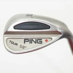 Ping Tour Black Chrome Nickel Wedge 58°- Stock Stl 1034256 Good -Adams Golf Shop 01034256 2 87651.1670602255