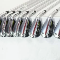 Cobra Radspeed Iron Set 4-Pw, Aw Regular Flex Kbs Tour 90 Steel 1034828 Good