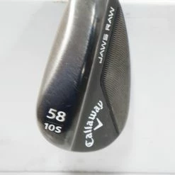 Callaway Jaws Raw Black Plasma Wedge 58°-10 S-Grind Dynamic Gold Spinner Good