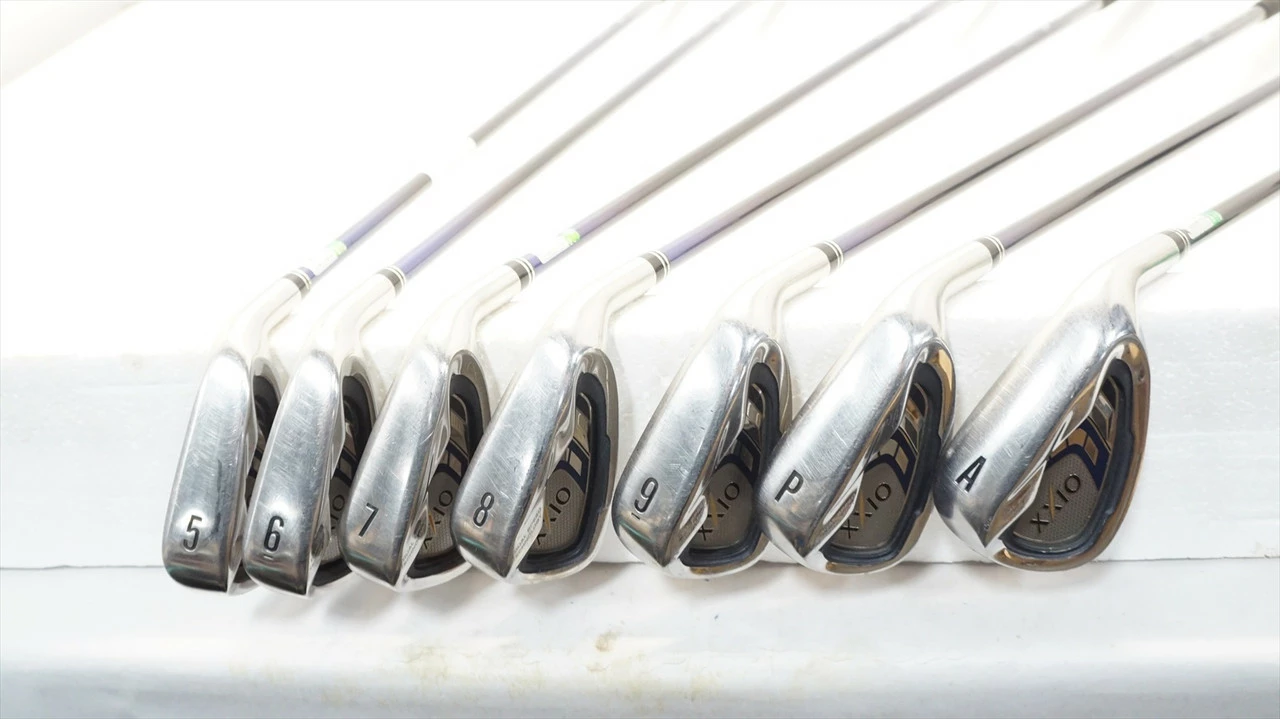 Xxio 9 Iron Set 5-Pw, Aw Regular Flex Graphite 1039112 Excellent 3 Xxio 9 Iron Set 5-Pw, Aw Regular Flex Graphite 1039112 Excellent