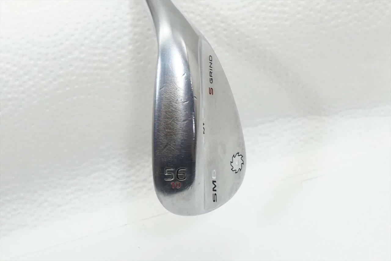 Titleist Vokey Sm6 Tour Chrome Wedge 56°-10 S-Grind Wedge Stock Stl 1039858 Good 3 Titleist Vokey Sm6 Tour Chrome Wedge 56°-10 S-Grind Wedge Stock Stl 1039858 Good
