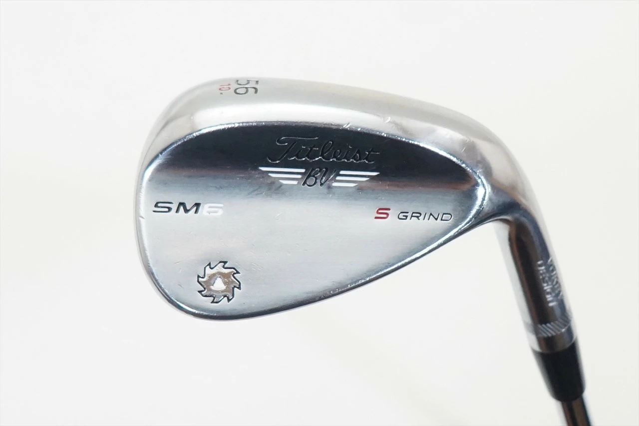 Titleist Vokey Sm6 Tour Chrome Wedge 56°-10 S-Grind Wedge Stock Stl 1039858 Good 4 Titleist Vokey Sm6 Tour Chrome Wedge 56°-10 S-Grind Wedge Stock Stl 1039858 Good - Image 2