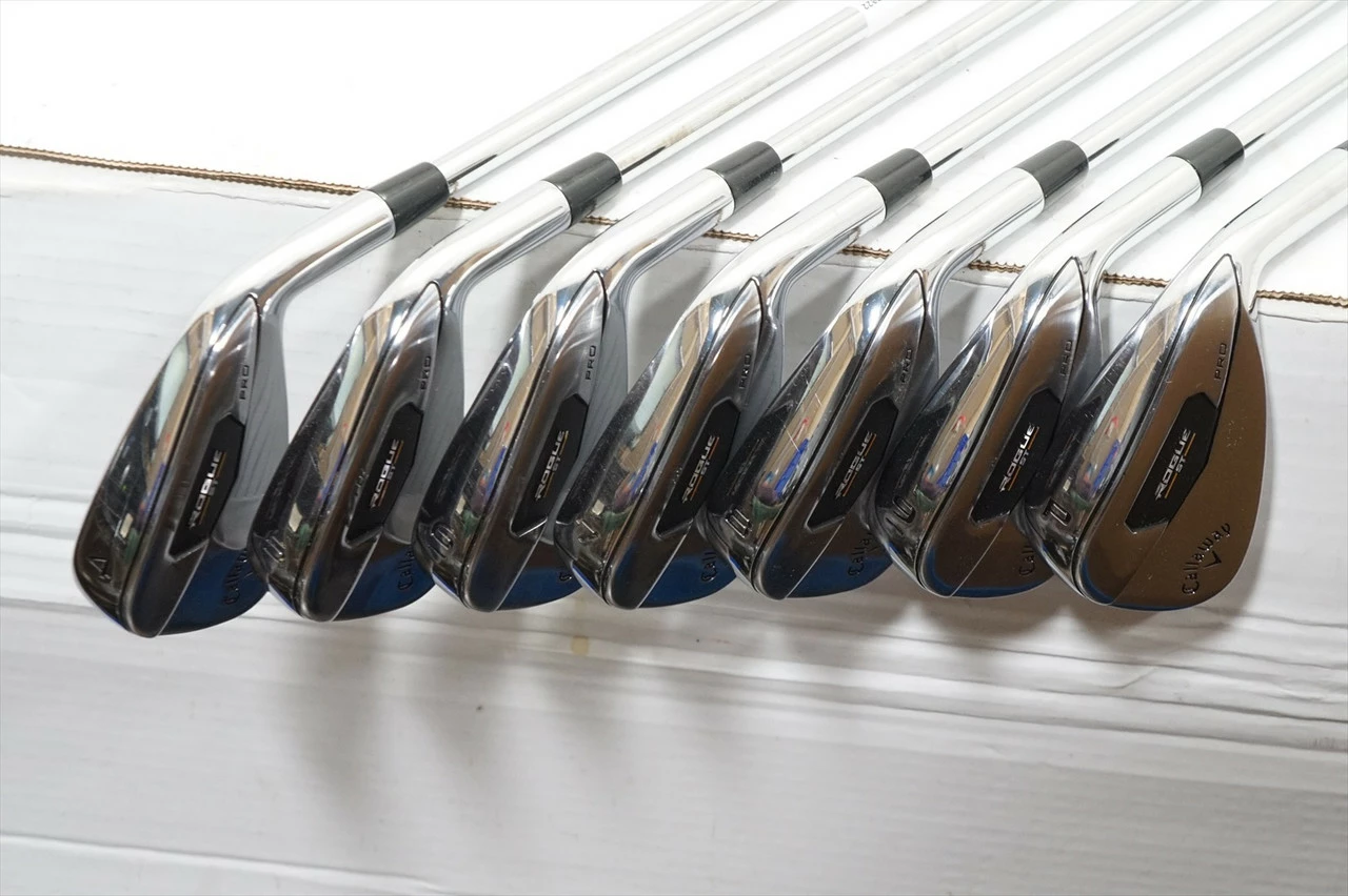 Callaway Rogue St Pro Iron Set 4-Pw Stiff Flex Dynamic Gold Steel 1041208 Mint 3 Callaway Rogue St Pro Iron Set 4-Pw Stiff Flex Dynamic Gold Steel 1041208 Mint