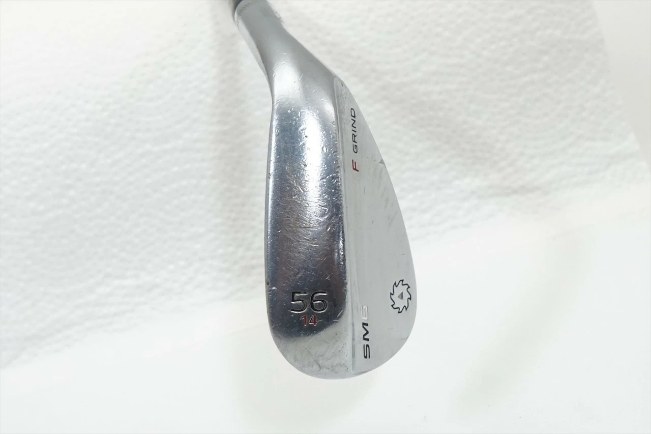 Titleist Vokey Sm6 Tour Chrome Wedge 56°-14 F-Grind Senior Kuro Kage 1041737 3 Titleist Vokey Sm6 Tour Chrome Wedge 56°-14 F-Grind Senior Kuro Kage 1041737
