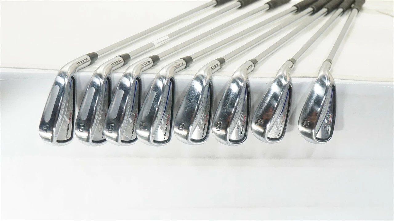 Cobra King Forged One Length Iron Set 4-Pw, Gw Stiff Flex Steel 1048516 Good 3 Cobra King Forged One Length Iron Set 4-Pw, Gw Stiff Flex Steel 1048516 Good