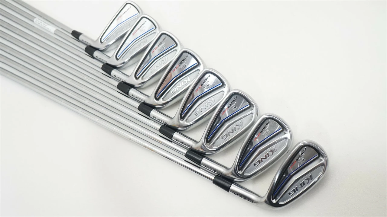 Cobra King Forged One Length Iron Set 4-Pw, Gw Stiff Flex Steel 1048516 Good 6 Cobra King Forged One Length Iron Set 4-Pw, Gw Stiff Flex Steel 1048516 Good - Image 4
