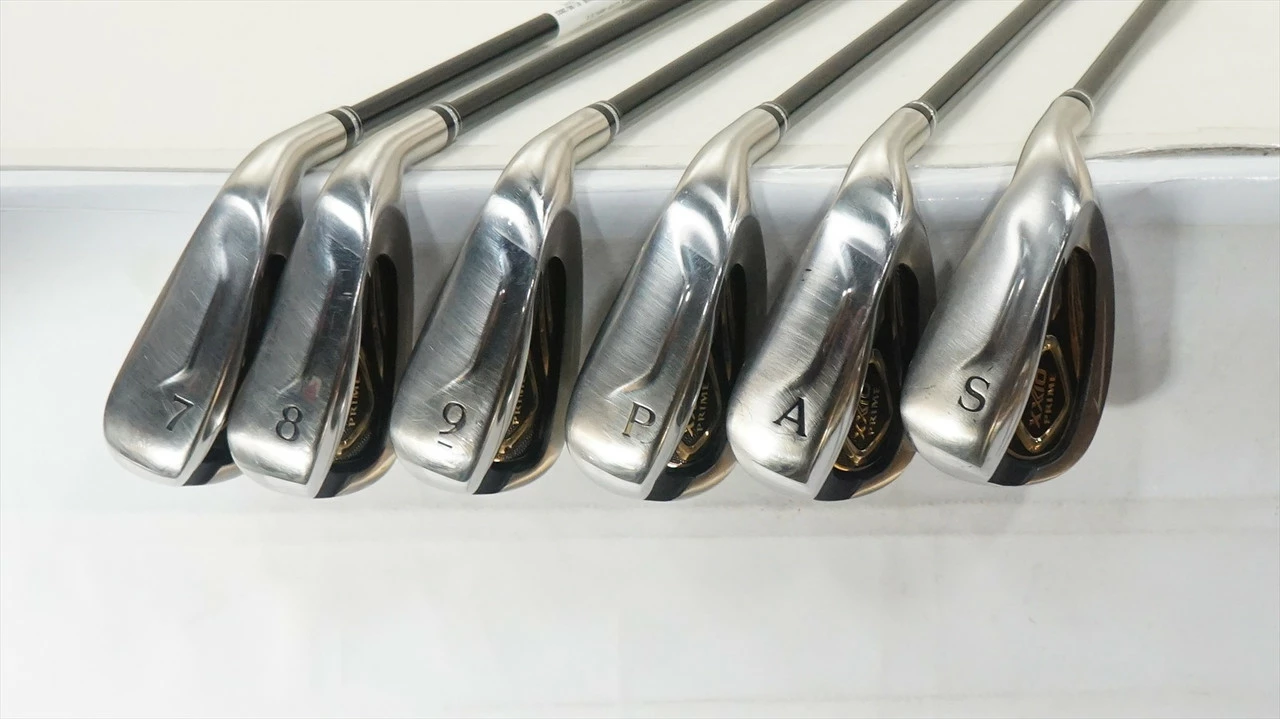 Xxio Prime Eleven Iron Set 7-Pw, Aw, Sw Regular Flex Sp-1100 1053013 Excellent 3 Xxio Prime Eleven Iron Set 7-Pw, Aw, Sw Regular Flex Sp-1100 1053013 Excellent