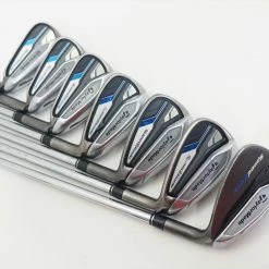 Taylormade Speedblade Iron Set 5-Pw, Aw Stiff Flex Fst Steel 1063381 Good -Adams Golf Shop 01063381 4 49031.1676399041