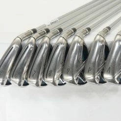 Taylormade Sim Max Os Iron Set 5-Pw, Aw Stiff Flex Kbs Max 85 Steel 1065485 Good