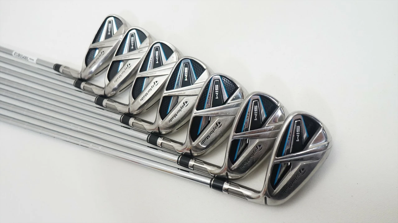 Taylormade Sim Max Os Iron Set 5-Pw, Aw Stiff Flex Kbs Max 85 Steel 1065485 Good 6 Taylormade Sim Max Os Iron Set 5-Pw, Aw Stiff Flex Kbs Max 85 Steel 1065485 Good - Image 4